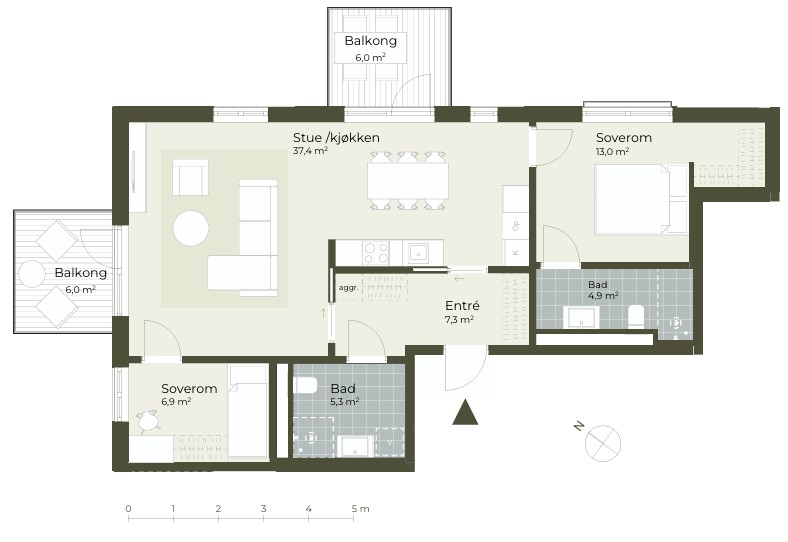 Plantegning E-H0205