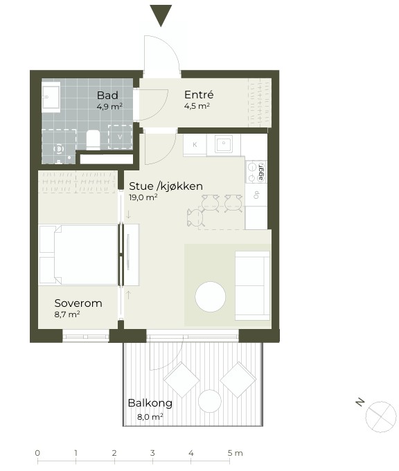 Plantegning E-H0403