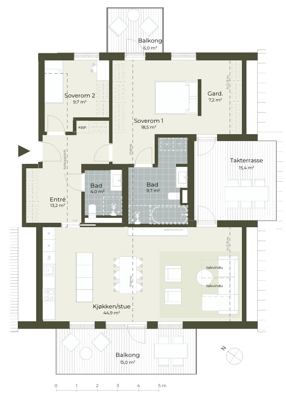 Plantegning E-H0701